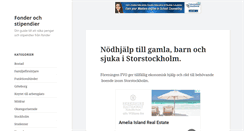 Desktop Screenshot of fonder-och-stipendier.info